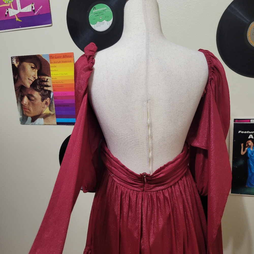 Lucy In The Sky | Neia Red Ruffle Dress - Picture 5 of 7